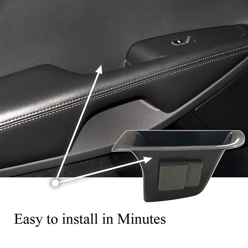 Vesul Front Row Door Organizer Grab Tray Compatible with Kia Sorento 2016 2017 2018 2019 2020 ABS Tray Armrest Phone Container Handle Pocket Insert Glove Pallet - Image 4